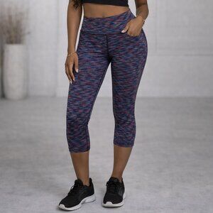 Aeropostale Live Love Dream Multicolor Capri Leggings Women's Size Medium